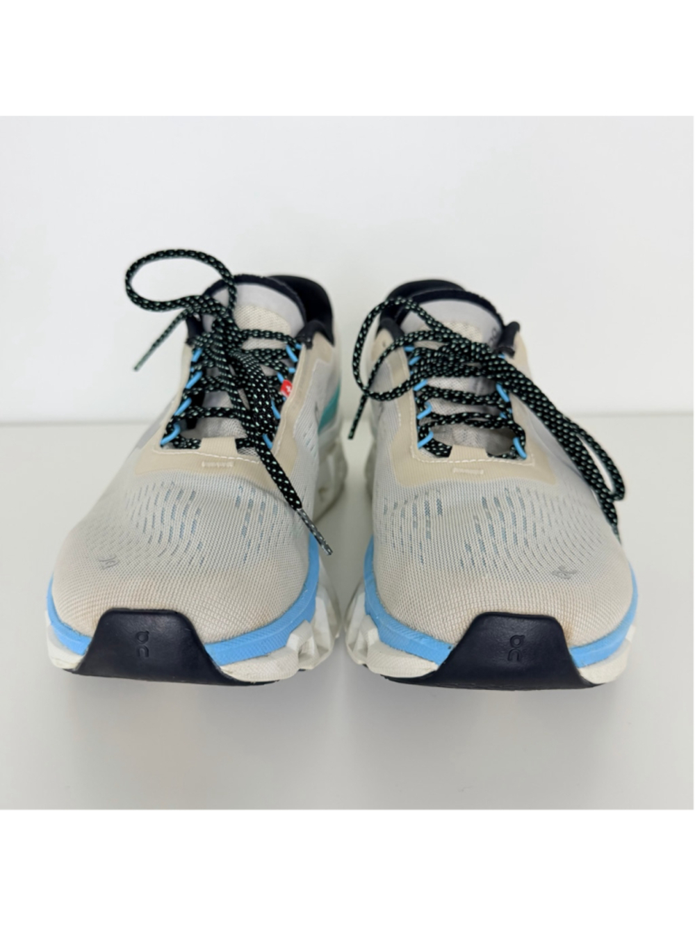 On Running Cloudmonster Sneakers Women's Size 8 Cream Horizon Blue Running Shoe - Picture 3 of 14
